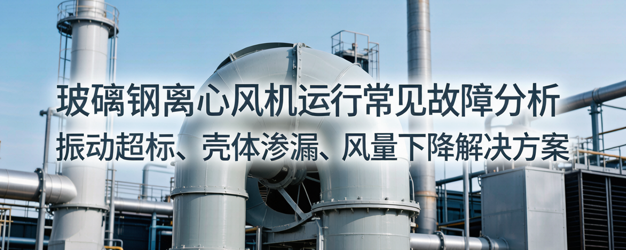 玻璃钢离心风机运行常见故障分析｜振动超标、壳体渗漏、风量下降解决方案 扬中福拓行业知识